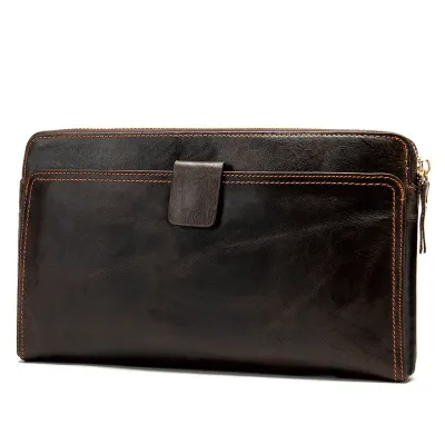 Men's Handheld Leather Bag